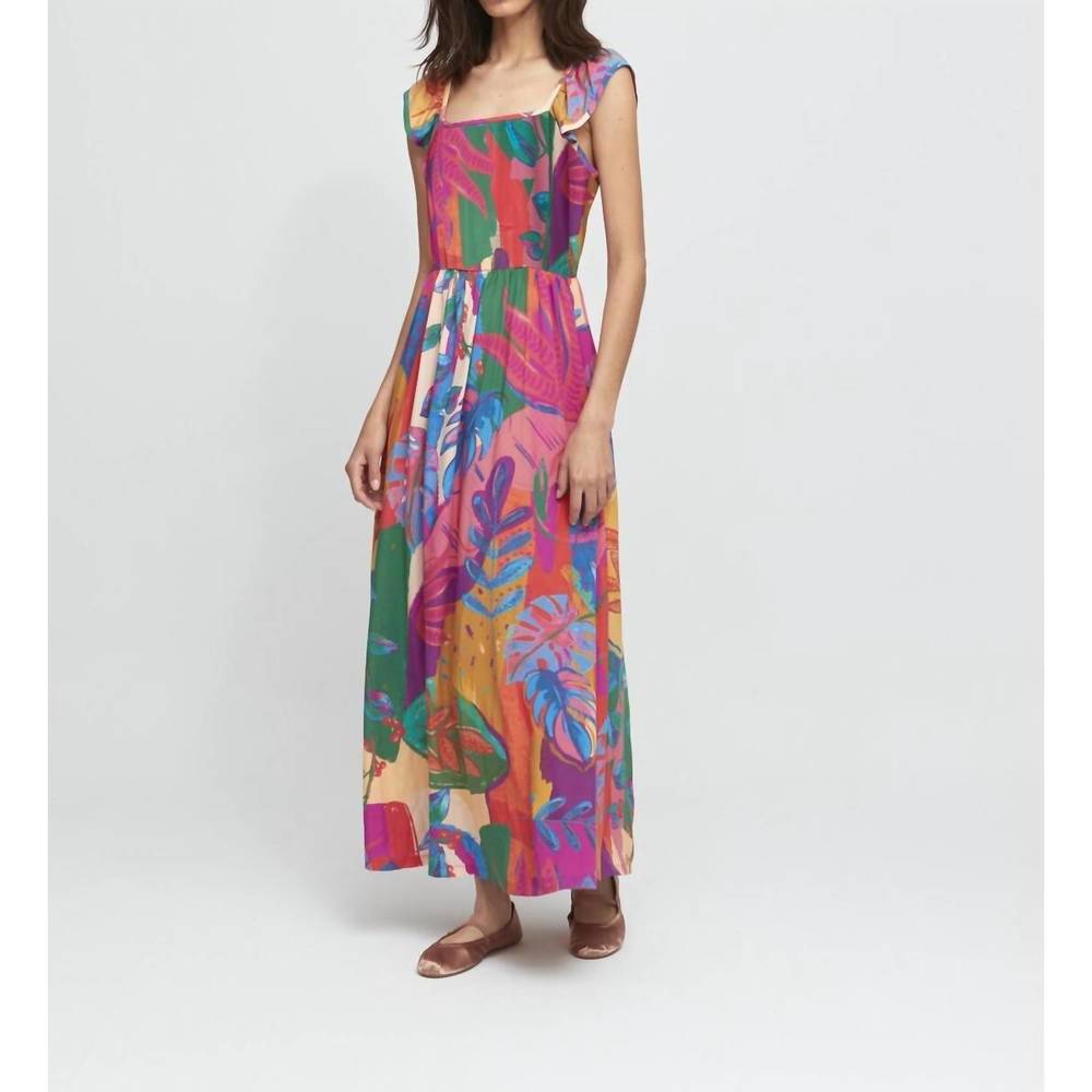 NEW ALDO MARTINS aurore maxi dress in mlti